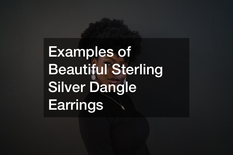 Examples of Beautiful Sterling Silver Dangle Earrings